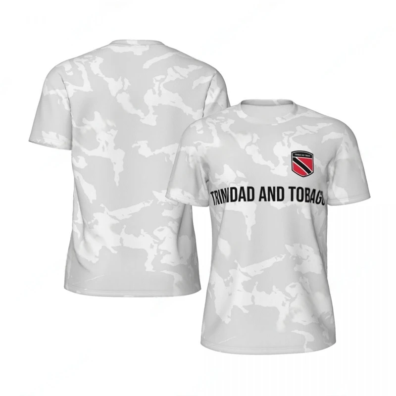 Trinidad And Tobago Flag Graphic Football T Shirts For Men Fashion National Emblem 3D Printed Sports T-shirts Casual Loose Tees - Image 5