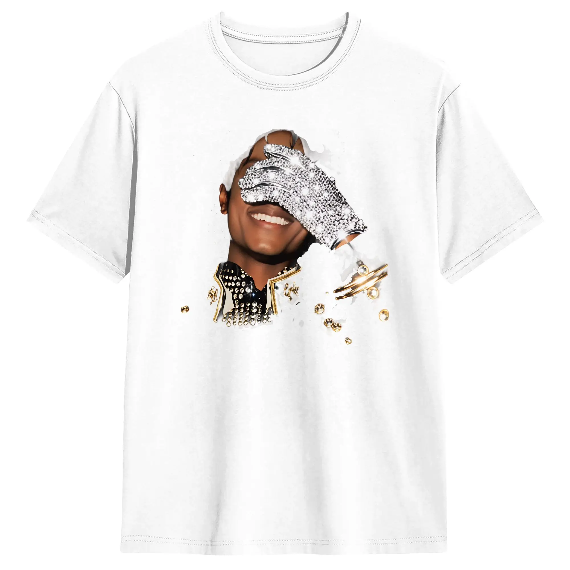 MJ Michael Jackson T-Shirts Men Leisure Cotton Tee Shirt O Neck Short Sleeve T Shirt Plus Size Clothing - Image 13