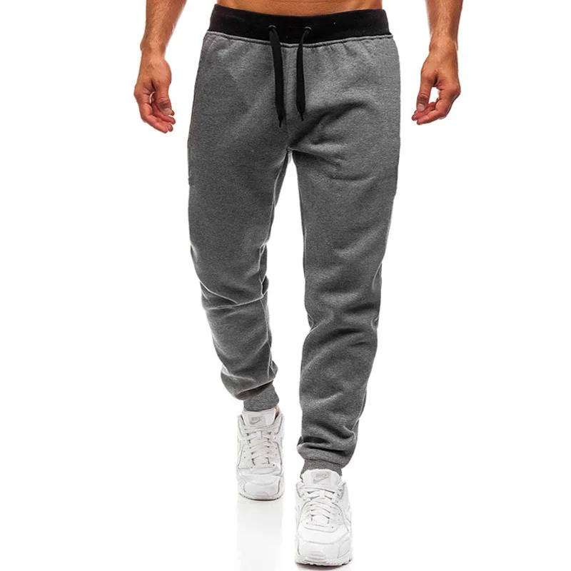 Mens Joggers Casual Pants Fitness Men Sportswear Tracksuit Bottoms Skinny Sweatpants Trousers Black Gyms Jogger Track Pants - Image 7