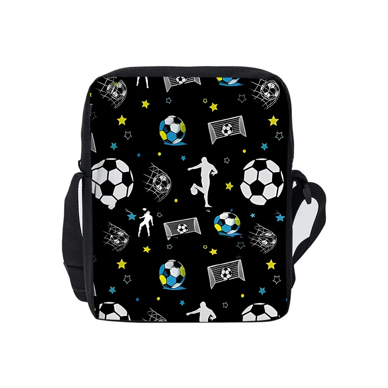 Football Daily Single Sided Messenger Bag For Boy/Girls Children Best Gifts 2D Flat Cartoon Casual Teenage Crossbody Bag - Image 5