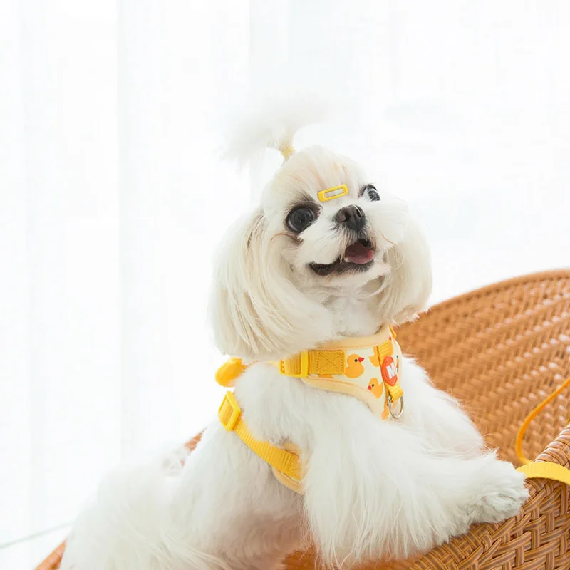 Cute Harness For Small Dogs Elephant Cartoon Pet Vest Collar Chest Strap XS XL Little Animal Chihuahua Pomaranian Accessories+ - Image 4