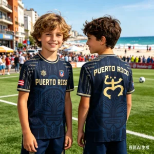 Puerto Rican Soccer Jersey for Kid/Children,Puerto Rico Football Jersey,Soccer Shirt for Fans and Players,Fathers Day Gift