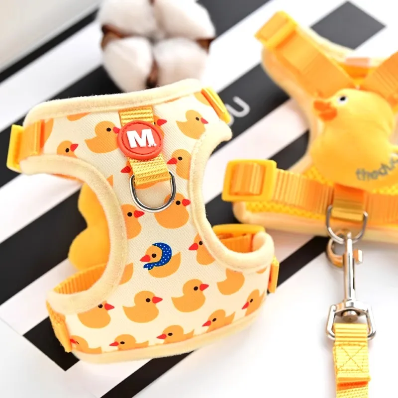 Cute Harness For Small Dogs Elephant Cartoon Pet Vest Collar Chest Strap XS XL Little Animal Chihuahua Pomaranian Accessories+ - Image 6
