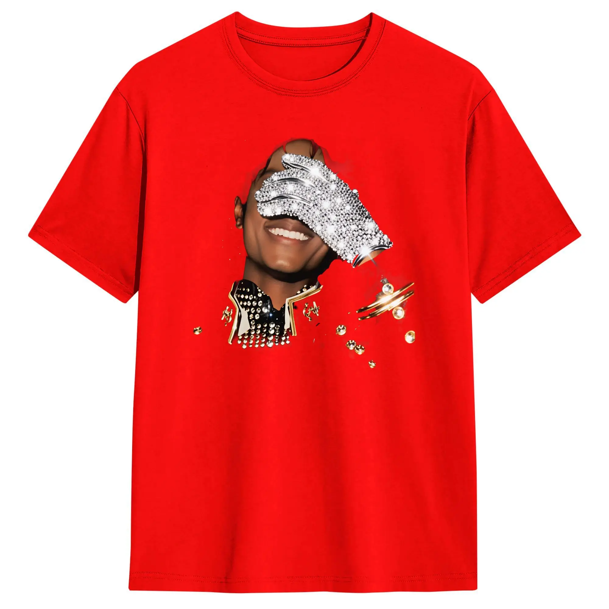 MJ Michael Jackson T-Shirts Men Leisure Cotton Tee Shirt O Neck Short Sleeve T Shirt Plus Size Clothing - Image 10