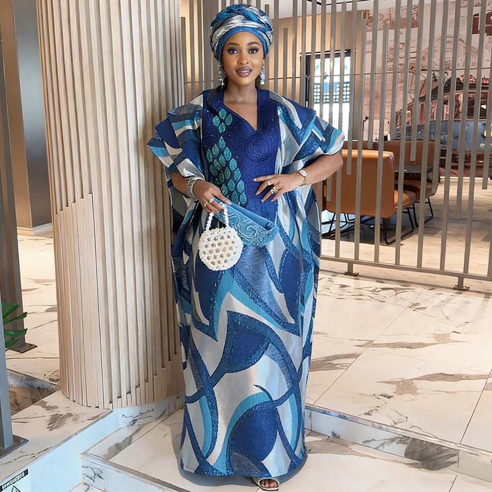 African Dresses for Women Traditional Africa Clothing Dashiki Ankara Bazin Gown Abayas Robe Muslim Kaftan Maxi Long Dress 2026 - Image 7