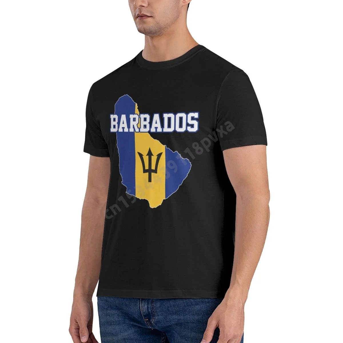Barbados Flag Barbadian Country Map IT'S IN MY DNA Men Women T-shirt Boys Tees T Shirt Hip Hop Tshirts XS-5XL 100% Cotton - Image 4