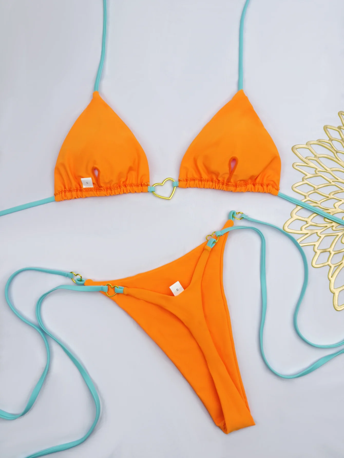 Triangle Thong Bikini 2026 Women Halter Swimsuit Solid Sexy Brazilian Swimwear Female Bathers Bathing Swimming Swim Suit Beach - Image 6
