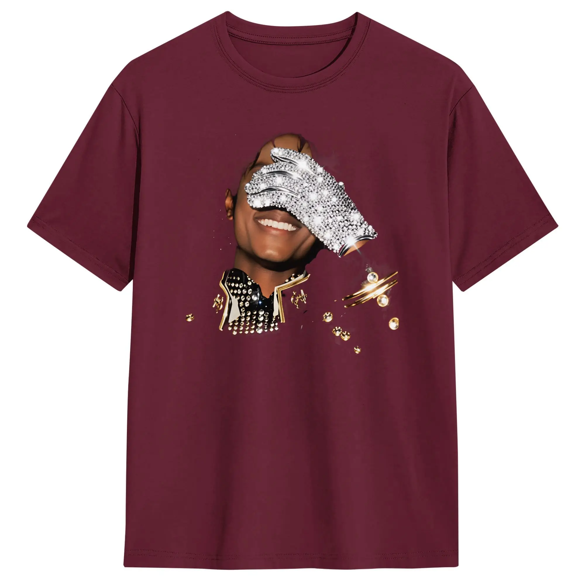 MJ Michael Jackson T-Shirts Men Leisure Cotton Tee Shirt O Neck Short Sleeve T Shirt Plus Size Clothing - Image 7