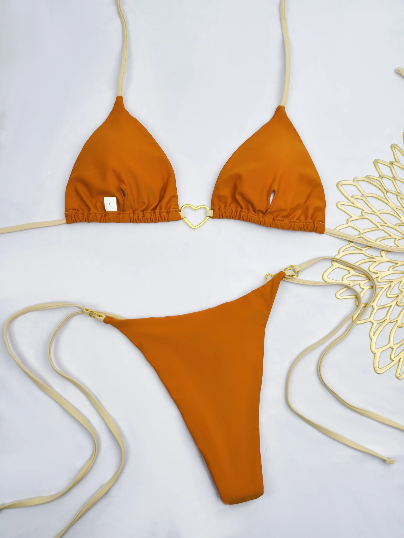 Triangle Thong Bikini 2026 Women Halter Swimsuit Solid Sexy Brazilian Swimwear Female Bathers Bathing Swimming Swim Suit Beach - Image 12