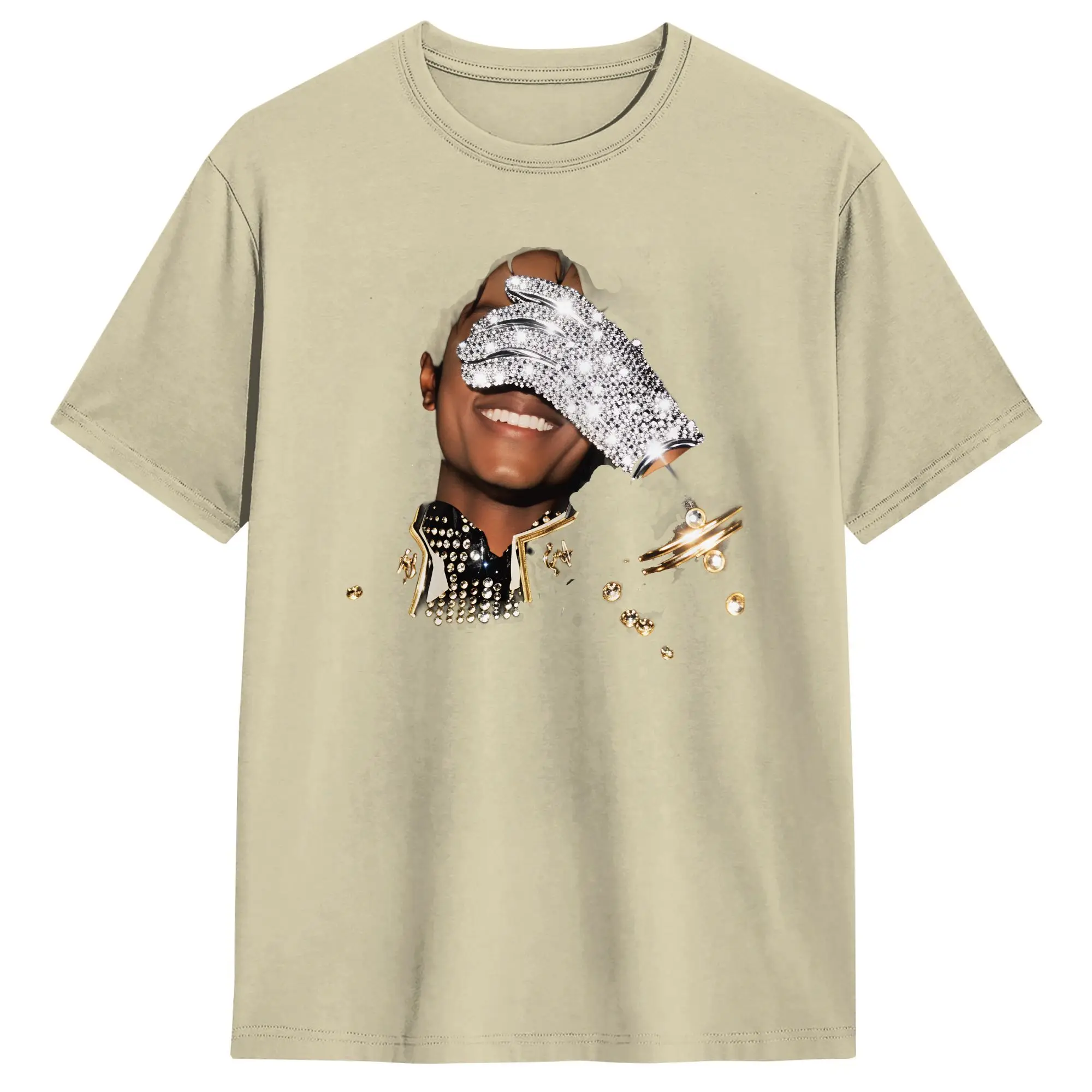 MJ Michael Jackson T-Shirts Men Leisure Cotton Tee Shirt O Neck Short Sleeve T Shirt Plus Size Clothing - Image 8