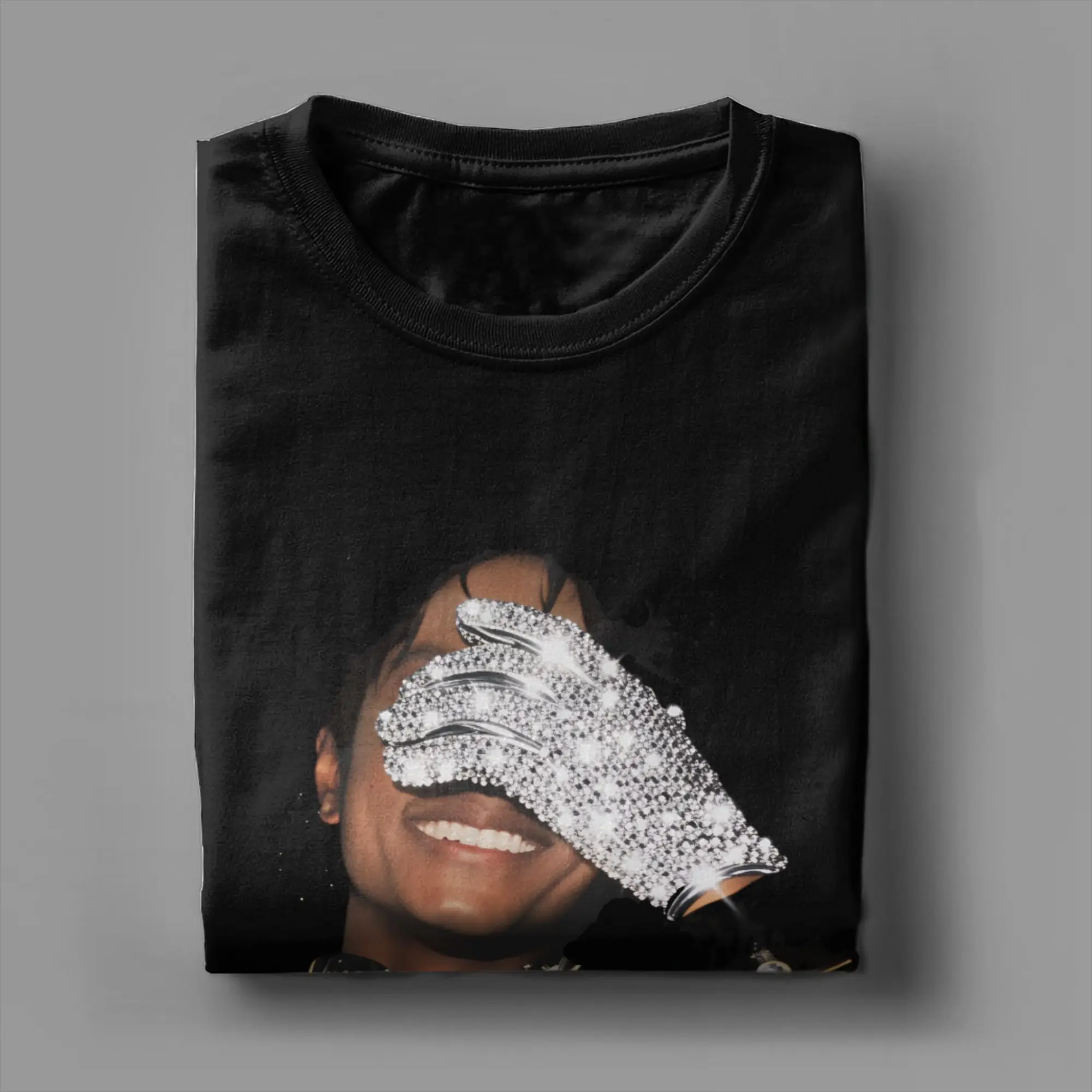 MJ Michael Jackson T-Shirts Men Leisure Cotton Tee Shirt O Neck Short Sleeve T Shirt Plus Size Clothing - Image 4
