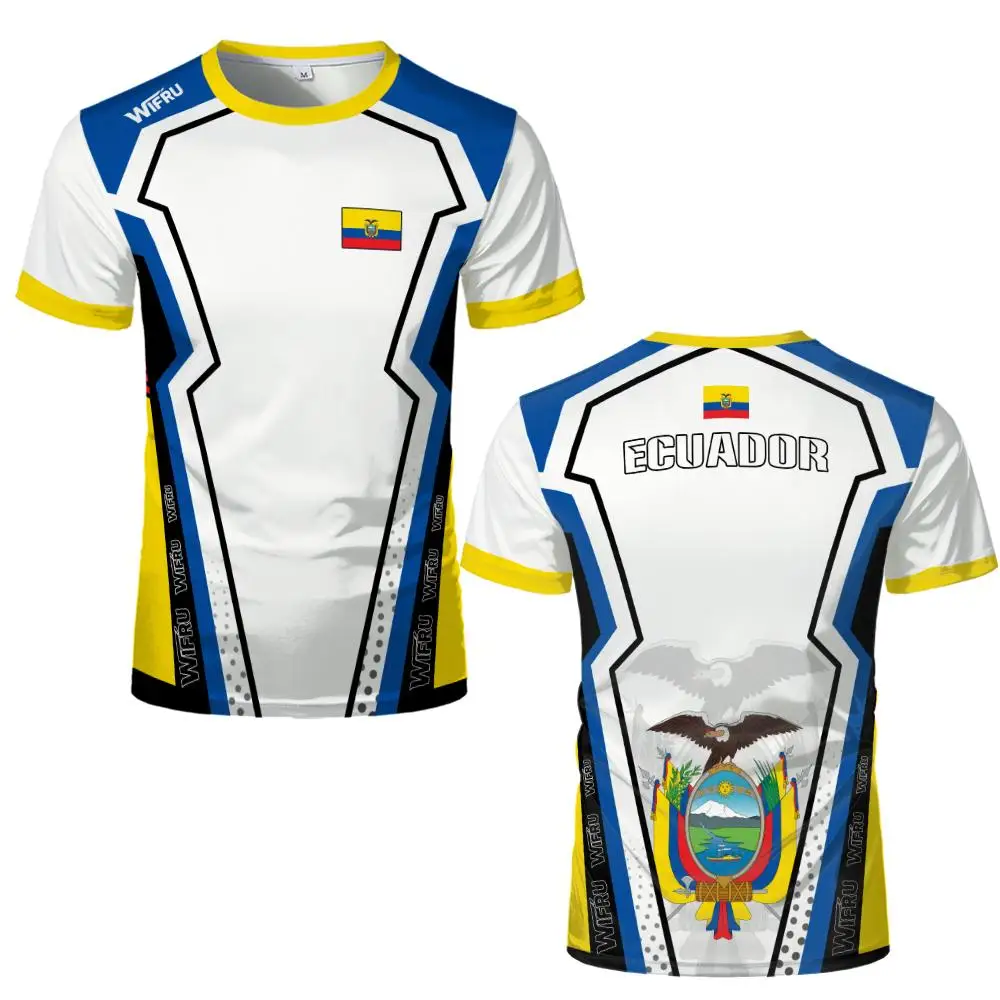 Ecuadorian flag print Football Jersey Men's breathable Soccer Shirt Summer quick-drying sports T-shirt casual fan apparel - Image 9