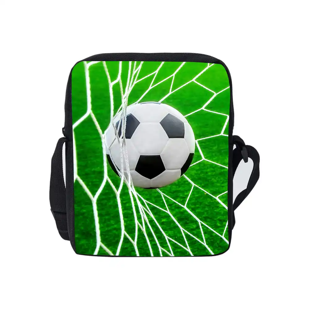 Football Daily Single Sided Messenger Bag For Boy/Girls Children Best Gifts 2D Flat Cartoon Casual Teenage Crossbody Bag - Image 6