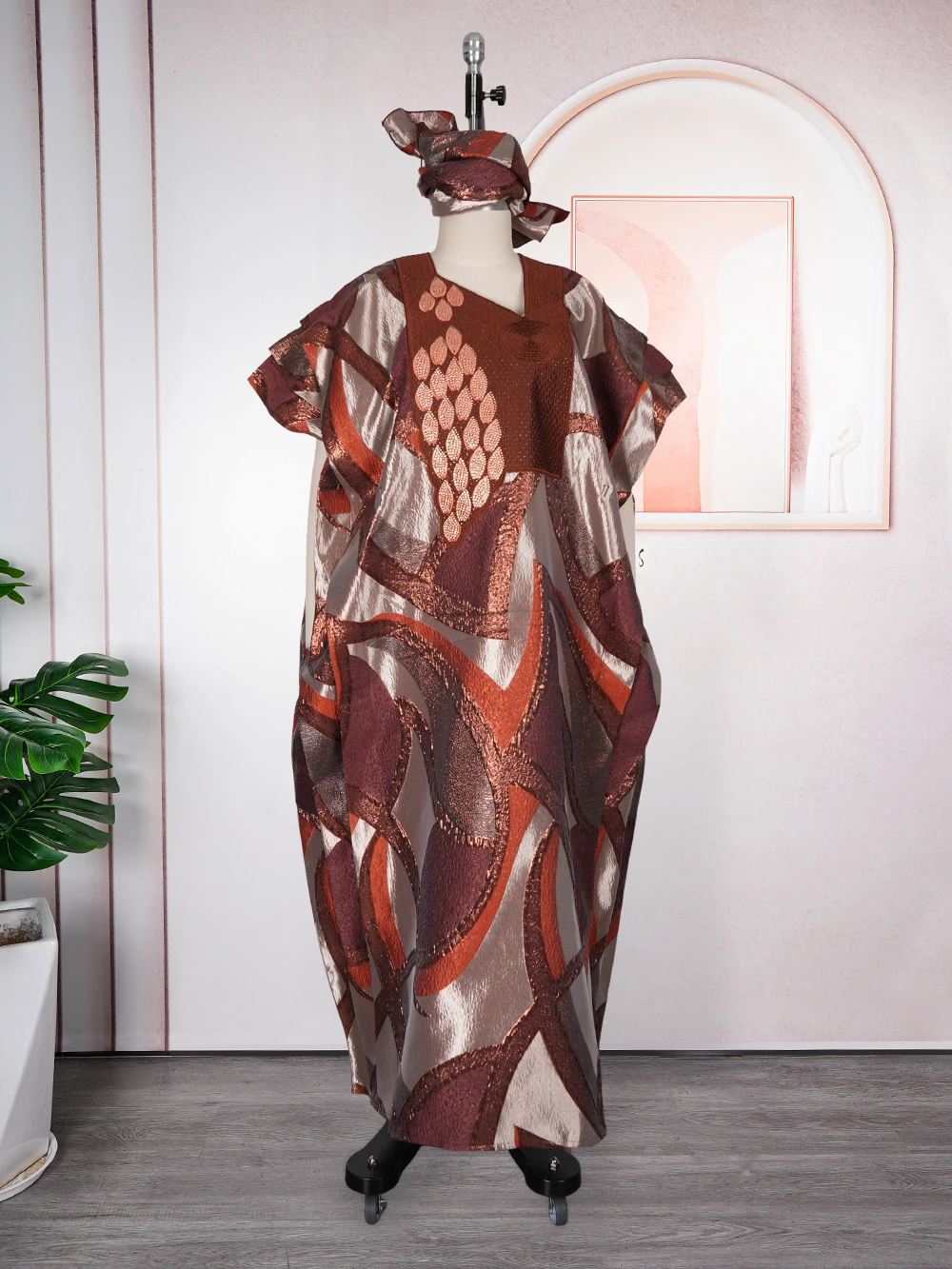 African Dresses for Women Traditional Africa Clothing Dashiki Ankara Bazin Gown Abayas Robe Muslim Kaftan Maxi Long Dress 2026 - Image 5