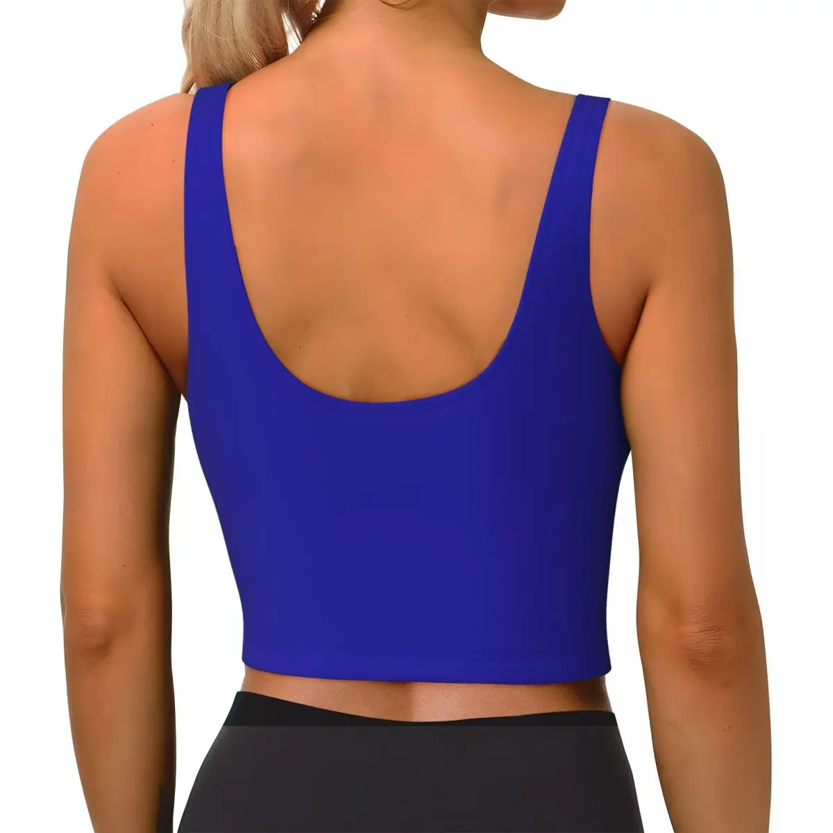 2026 Haiti Flag Print Women Activities Sports Vest Yoga Vest Workout Vest for Women Lightweight Trendy - Image 3