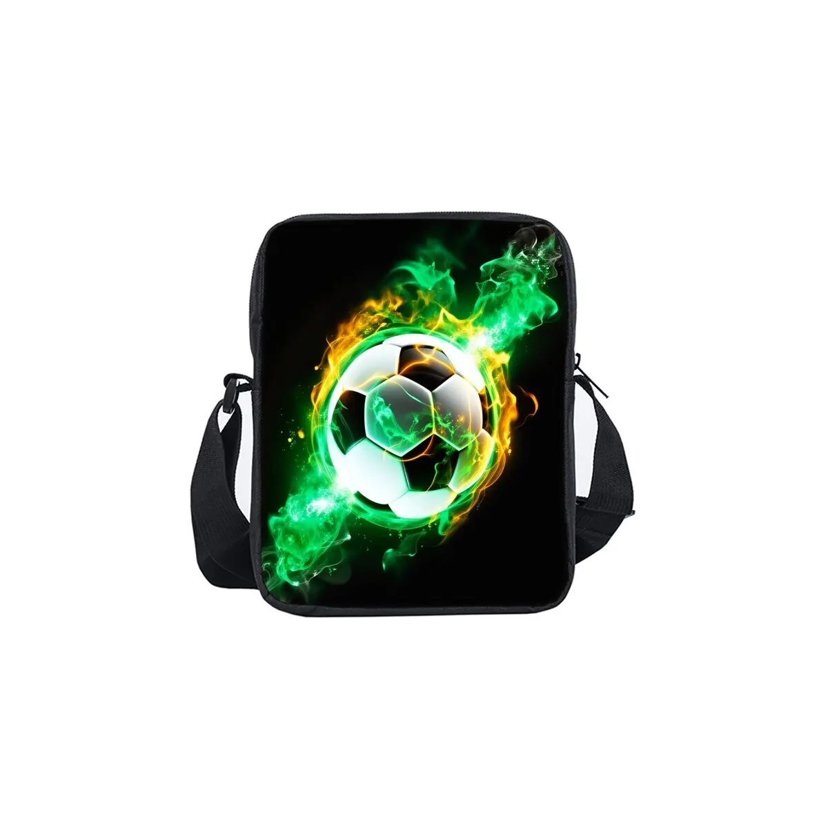 Football Daily Single Sided Messenger Bag For Boy/Girls Children Best Gifts 2D Flat Cartoon Casual Teenage Crossbody Bag - Image 7