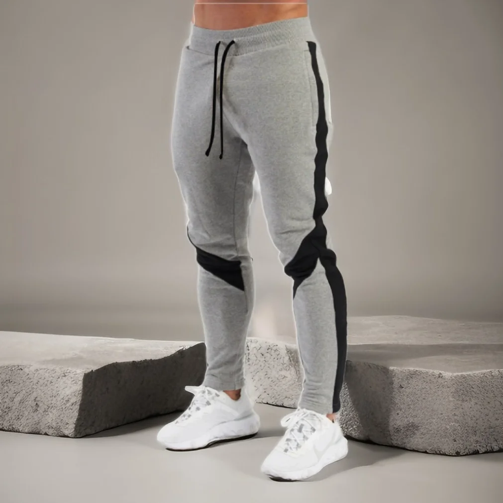 Mens Joggers Casual Pants Fitness Men Sportswear Tracksuit Bottoms Skinny Sweatpants Trousers Black Gyms Jogger Track Pants - Image 6