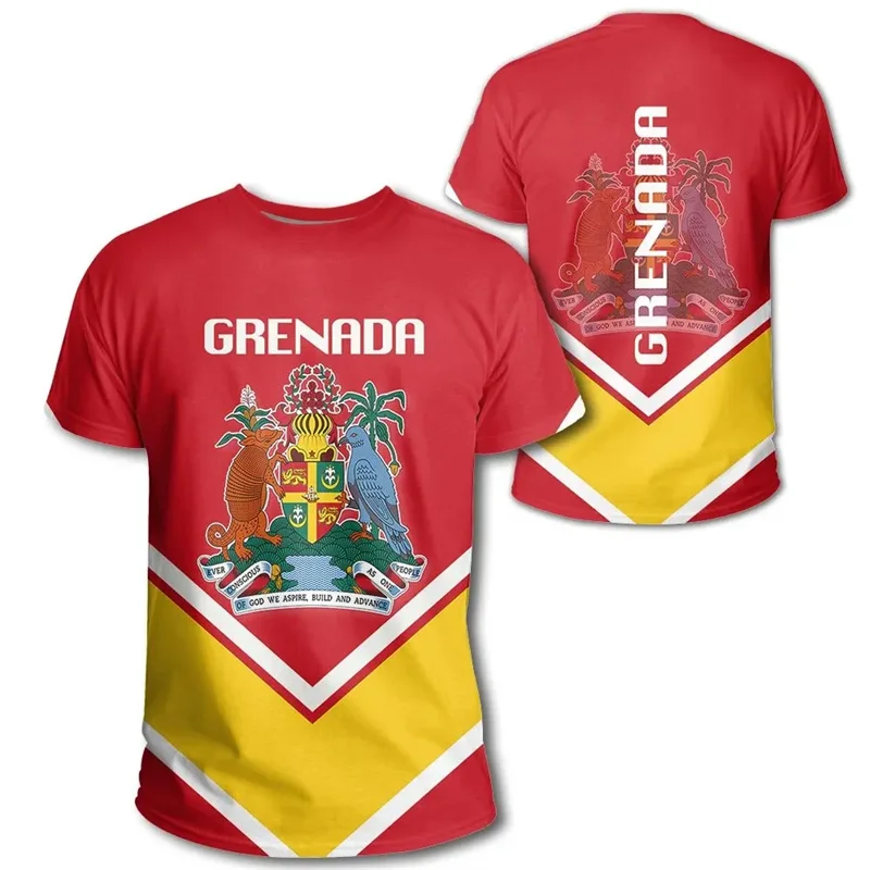 New Design Dominica Flag T-Shirt 3D Printed Coat Of Arms T Shirt For Men Summer Short Sleeves Casual Oversized Tee Shirts - Image 12